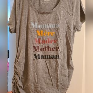 Motherhood Maternity "Mamma" Top